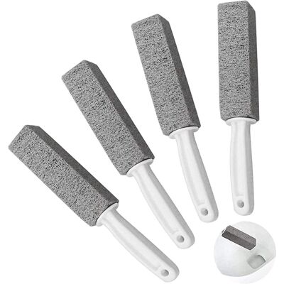 OEM 4-piece Pumice Cleaning Brush Set, Pumice Stone Cleaning Stone With Handle, Toilet Bowl Cleaner, Brush And Ring Stain Remover For Hard Water OEM 4-piece Pumice Cleaning Brush Set, Pumice Stone Cleaning Stone With Handle, Toilet Bowl Cleaner, Brush And Ring Stain Remover For Hard Water