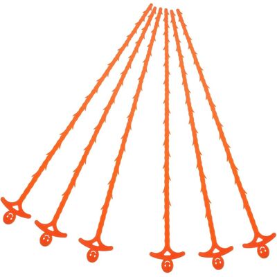 PUNNYB 6 Pieces Plastic Drain Cleaning Claw Flexible Tool For PUNNYB 6 Pieces Plastic Drain Cleaning Claw Flexible Tool For