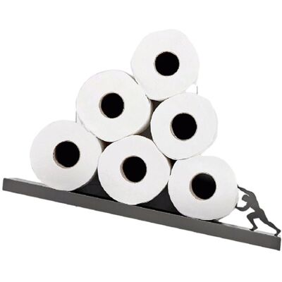 STUNACY Floating Shelf Toilet Paper Holder Modern Wall Mount Organizer For Rolls Tissues Valentine's Day Gift STUNACY Floating Shelf Toilet Paper Holder Modern Wall Mount Organizer For Rolls Tissues Valentine's Day Gift