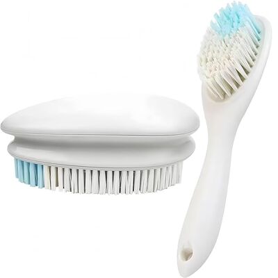 OEM 2 Pack Cleaning Scrub Brushes Soft Bristle Scrubbing Brush Clothes Brush Removes Stains From Fabrics Cleaning Brush Scrubber Brush For Fabric,carpet,clothes,shoes (white) OEM 2 Pack Cleaning Scrub Brushes Soft Bristle Scrubbing Brush Clothes Brush Removes Stains From Fabrics Cleaning Brush Scrubber Brush For Fabric,carpet,clothes,shoes (white)