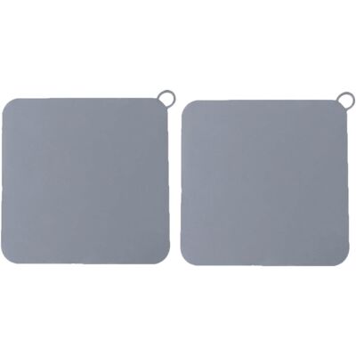 PUNNYB Silicone Floor Drain Covers 20x20 Cm 2 Pieces Gray Odor PUNNYB Silicone Floor Drain Covers 20x20 Cm 2 Pieces Gray Odor