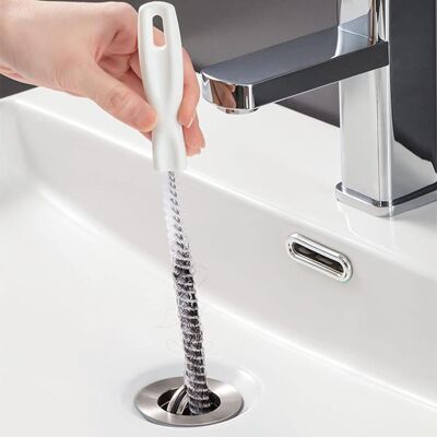 XVX Set Of 2 Flexible 45cm Drain Cleaning Brushes For Kitchen And Bathroom Sinks – Effective Anti-blockage XVX Set Of 2 Flexible 45cm Drain Cleaning Brushes For Kitchen And Bathroom Sinks – Effective Anti-blockage