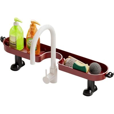 PUNNYB Rack Enlarged U Shaped Drying Rack Drain Tray With Hook And PUNNYB Rack Enlarged U Shaped Drying Rack Drain Tray With Hook And