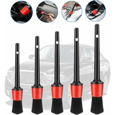 TRIMEC Pinceau Nettoyage Voiture,5 pièces brosses de beauté pour Voiture, Brosse de Nettoyage Voiture Microfibres,pour La Voiture Tableau de Bord, TRIMEC Pinceau Nettoyage Voiture,5 pièces brosses de beauté pour Voiture, Brosse de Nettoyage Voiture Microfibres,pour La Voiture Tableau de Bord,