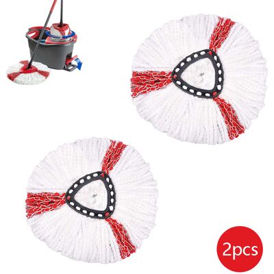 COAVAS Microfiber Spin Mop Cloth Replacement Cloths, 2-Pack (Does Not Include Bucket and Mop Handle) COAVAS Microfiber Spin Mop Cloth Replacement Cloths, 2-Pack (Does Not Include Bucket and Mop Handle)