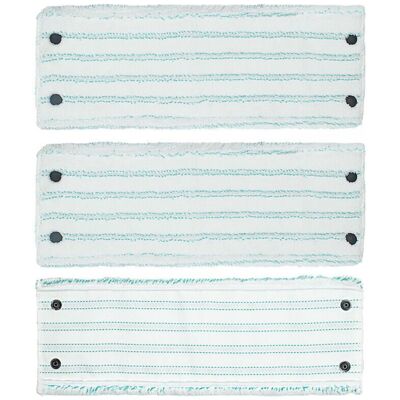 Cyslmuk - Replacement Mop Pads, Microfiber Mop Pads for Leifheit Clean Twist m Micro Duo Mop Refill Heads Cloth 3 Pieces Cyslmuk - Replacement Mop Pads, Microfiber Mop Pads for Leifheit Clean Twist m Micro Duo Mop Refill Heads Cloth 3 Pieces