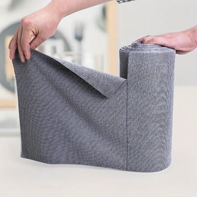 Reusable Microfiber Towel Roll, 1 Roll of Hand Washable Cleaning Cloths, Ultra-Soft Multi-Purpose Towels for Cars, Kitchen, Home Reusable Microfiber Towel Roll, 1 Roll of Hand Washable Cleaning Cloths, Ultra-Soft Multi-Purpose Towels for Cars, Kitchen, Home