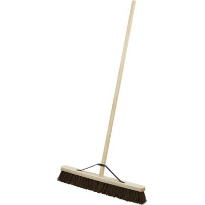 Sealey Broom With Metal Strengthening Support 24" Stiff/hard Bristle - Broom Sealey Broom With Metal Strengthening Support 24" Stiff/hard Bristle - Broom