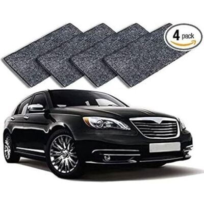 TEHTUY Set of 4 nano glitter anti-scratch cloths for car scratch repair, multi-purpose surface polishing, and car scratch repair TEHTUY Set of 4 nano glitter anti-scratch cloths for car scratch repair, multi-purpose surface polishing, and car scratch repair