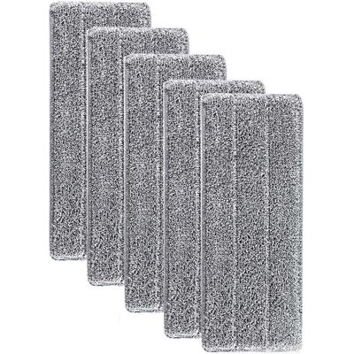 Aougo - Super Absorbent Mop Head Refills - Microfiber Washable Microfiber Cleaning Mop Household Mop Head Cleaning Pad (5pcs) Aougo - Super Absorbent Mop Head Refills - Microfiber Washable Microfiber Cleaning Mop Household Mop Head Cleaning Pad (5pcs)