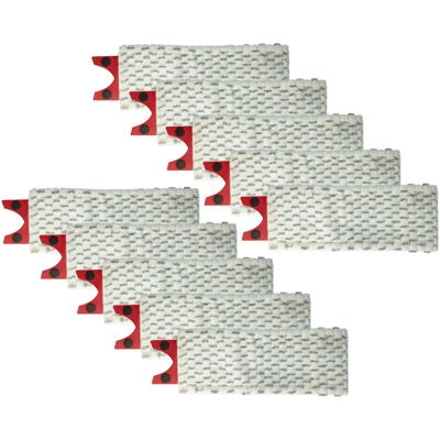 VHBW Vileda 1-2 Spray Mop Head - Microfiber Replacer, Gray/White VHBW Vileda 1-2 Spray Mop Head - Microfiber Replacer, Gray/White