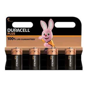 Duracell - S18712 c Cell Plus Power +100% Batteries (Pack 4) DURC100PP4
