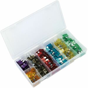 Loops - 120 Piece Automotive Standard Blade Fuse Assortment - 3 Amp to 10 Amp Mix