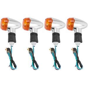 Woosien - 4pcs Motorcycle Turn Signals Lights Led Indicator For