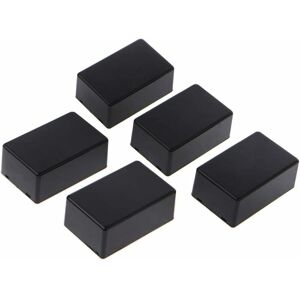 HÉLOISE 5pcs Plastic Electronic Project Enclosure Instrument Case DIY Enclosure 70x45x30mm - Black