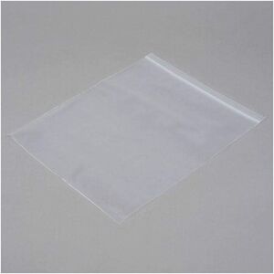 Shatchi - 300 Zip Seal Bags Clear Plastic Zip Lock Food & Freezer Grip Self Seal 5' x 7.5'