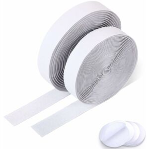 Denuotop - Adhesive Tape,Adhesive Hook and Loop Tape,5M Self-adhesive Scratch Hook Loop Tape Particularly Strong Adhesive Strength All Types of Photo