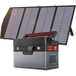 Power Station, 606Wh Solar Generator with 140W Solar Panel for Home Emergency Outdoor Camping ALLPOWERS S700