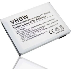 Battery compatible with hp ipaq HX4700, H48xx, HX4000, HX4705 Mobile Phone Smartphone pda Notepad Tablet (1800 mAh, 3.7 v, Li-ion) - Vhbw