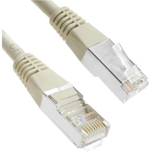 BeMatik - 15 m gray Cat. 6 FTP Ethernet network cable