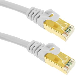 10 m white Cat. 7 sstp Ethernet network cable - Bematik