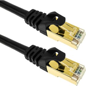 Black 20 m Cat. 7 ftp Ethernet network cable - Bematik