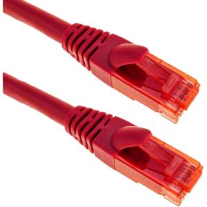 10 m ultra flexible red Cat. 6a utp Ethernet network cable - Bematik