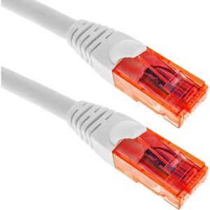 Ultra flexible white Cat. 6a utp Ethernet network cable 10 m - Bematik