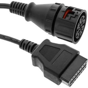 Bematik - OBD2 12 pin female diagnostic cable compatible with man vehicles full pinout