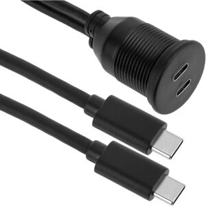 Bematik - usb type c extension cable for embedding with double usb type c connection at both ends