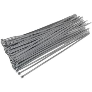 Cable Tie 300 x 4.4mm Silver Pack of 100 CT30048P100S - Sealey