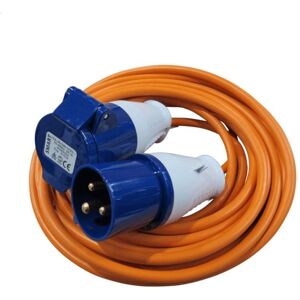 Securefix Direct - Camping Electric Mains Hook Up Cable 15M x 2.5MM (16A 3 Pin Extension Lead Caravan Camper Motorhome)