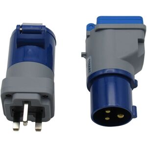 Securefix Direct - Caravan 3 Pin Plug Adapters (uk cee Plug & Socket Coupler Camping Motorhome)