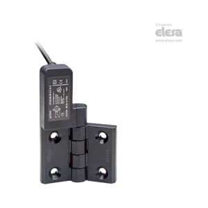 Hinges with built-in safety switch-CFSQ.60-SH-6-F-B-S-2 - Elesa