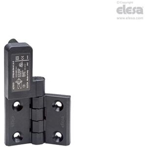 Hinges with built-in safety switch-CFSQ.60-SH-6-C-B-S - Elesa