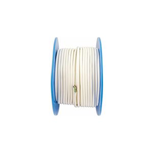 Connect - White 3 Core Mains Cable 6A 50m 30673