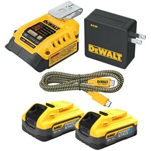 Dewalt - DCB094H2 18v xr usb Power Delivery Charging Kit With - 2x 5ah Powerstack