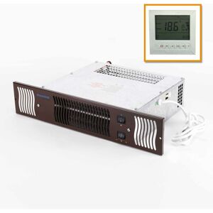 MANISSA Diamond 500 Kitchen Plinth Heater with Brown Grille & Programmer - Central Heating