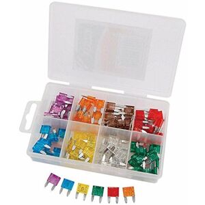 Mini Automotive Plug-In Fuse Assortment (100 Piece) (24311) - Draper