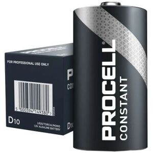 Duracell Industrial - Duracell Constant Power d 1.5v industrial Alkaline Batteries Bulk Box of 10