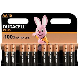 S19034 aa Cell Plus Power +100% Batteries Pack 10 DURAA100PP10 - Duracell