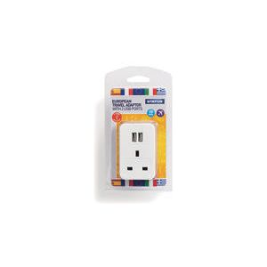 Status International - European Usb Travel Adaptor Pk3