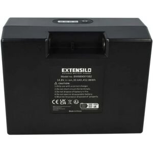 Extensilo - 1x Battery compatible with Powakaddy Electric Golf Caddy Trolley (30600mAh, 14.8 v, Li-Ion)