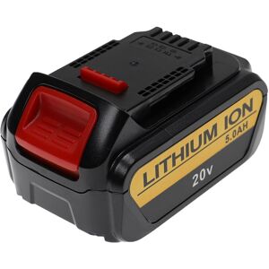 Extensilo - Battery Replacement for Dewalt DCB182, DCB183 for Electric Work Tool (5000 mAh, Li-ion, 20 v)