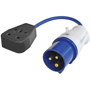 Power Plus SY-CZ-28 Fly Lead 240V 3-Pin Plug to 240V 3-Pin Socket & 35cm Lead fppflylead - Faithfull