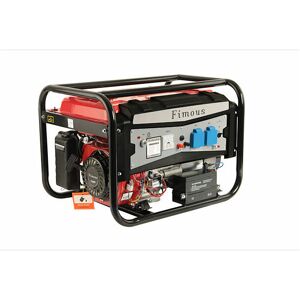 Fimous - Petrol Generator FM6800W-E 3.1 Kw 8HP Electric Key Start 2 uk 240V Standard Plug Sockets