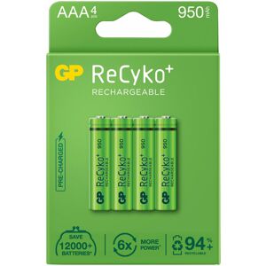 RHC103E003 ReCyko 950mAh aaa card of 4 - GP