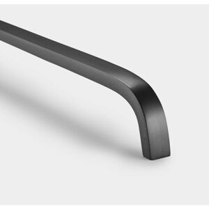 Se Home - Gunmetal Grey Curved Cabinet d Bar Handle - Solid Brass - Hole Centre 288mm