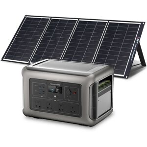 Allpowers - Home Battery Power Station LiFePO4 3168 Wh, Voice Control With 200W Monocrystalline Solar Panel For Home Backup Outdoor R3500
