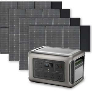 Allpowers - Home Battery Power Station LiFePO4 3168 Wh, Voice Control With 4Pcs 600W Solar Panel For Home Backup Outdoor R3500